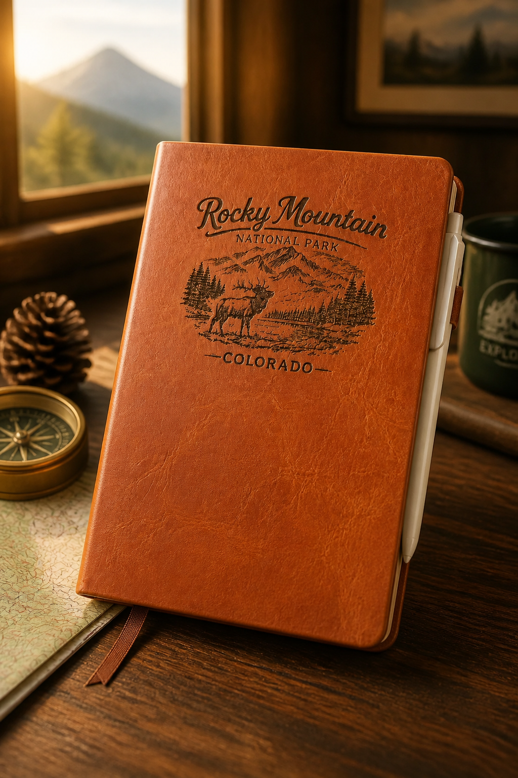 Journal - Leatherette RMNP Elk