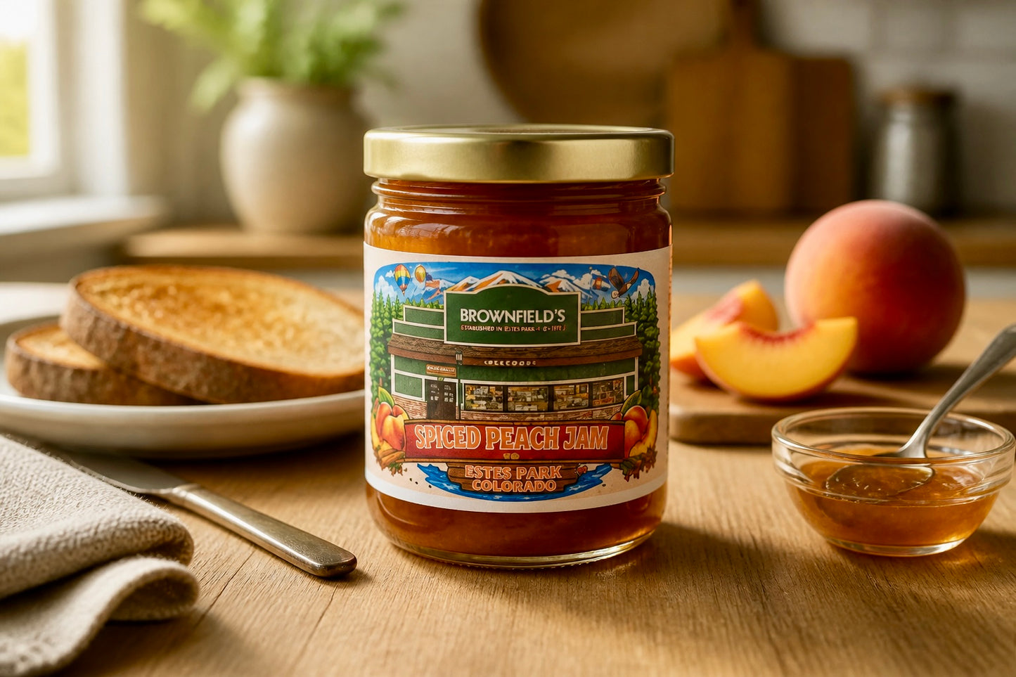 Jam - Spiced Peach 8oz. Jam