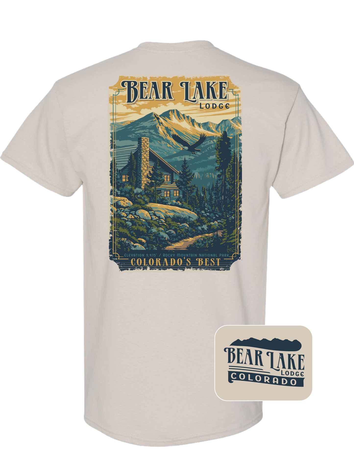Half Dome Bear Lake Lodge Tee