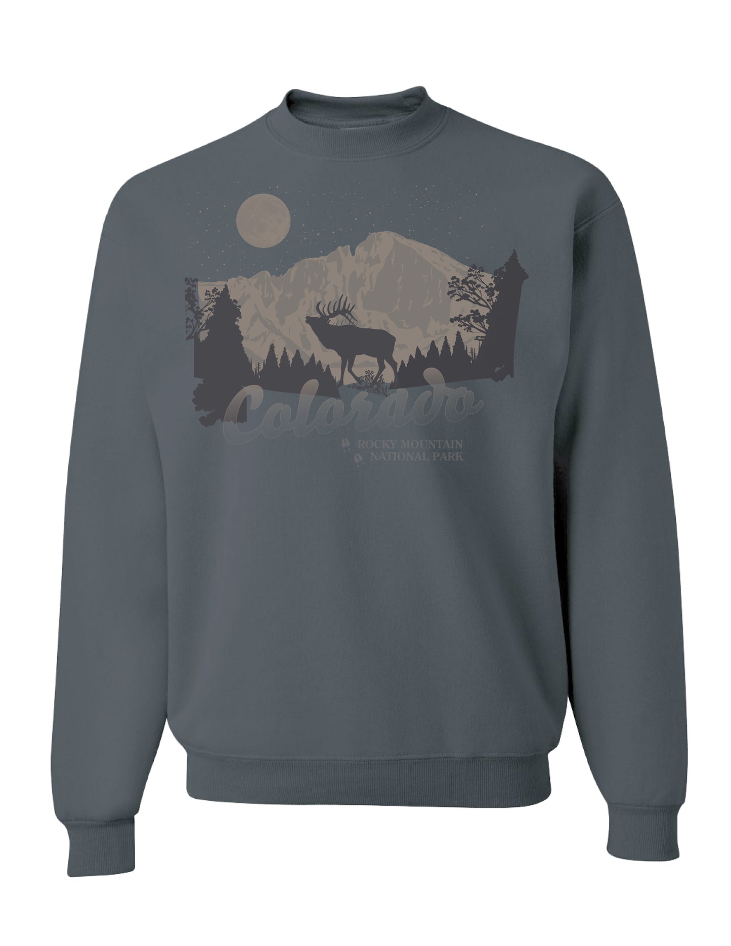 Elk and Longs Crewneck