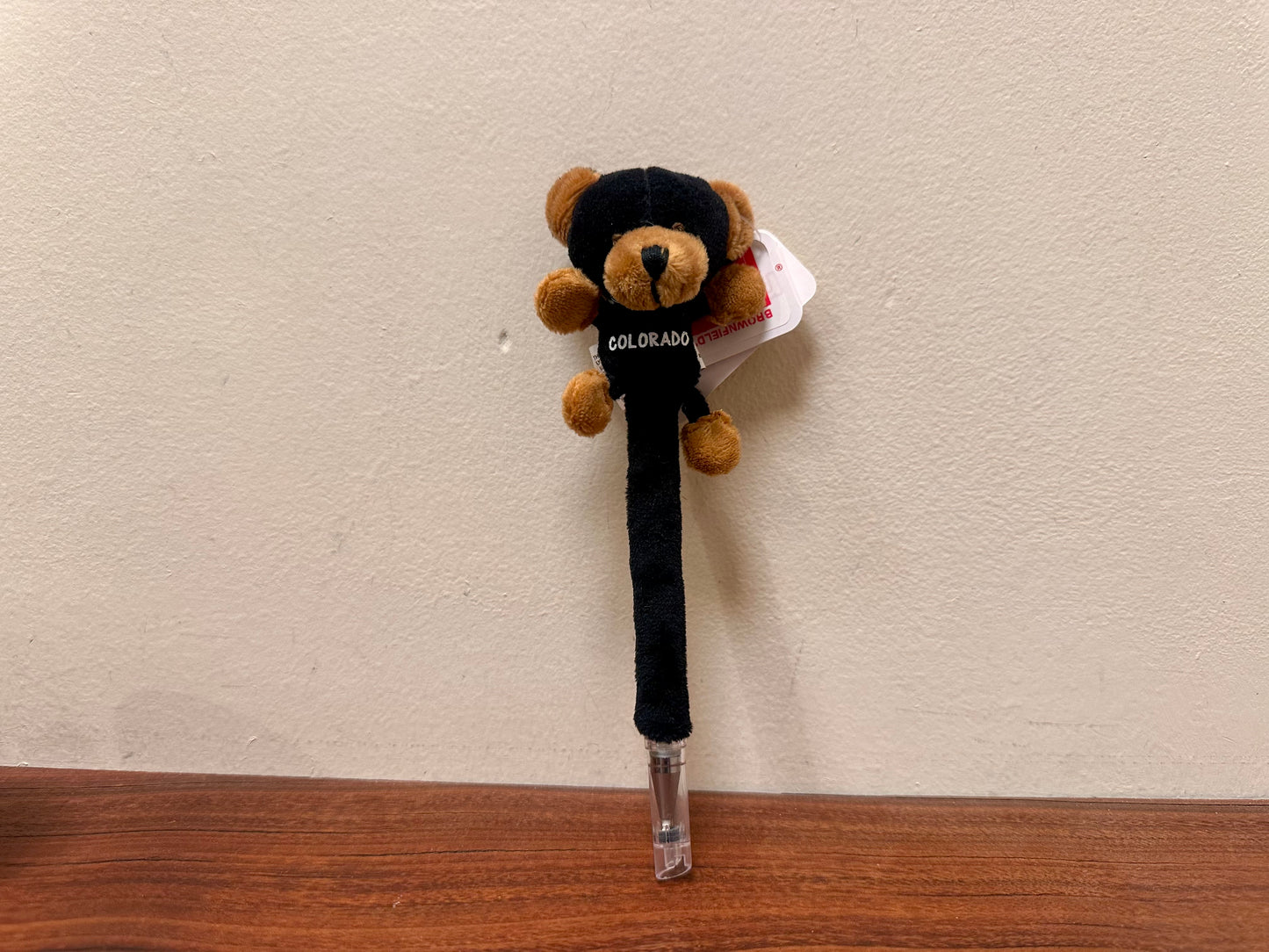 Pen - Black Bear Plush