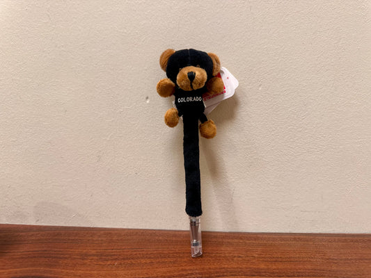 Pen - Black Bear Plush