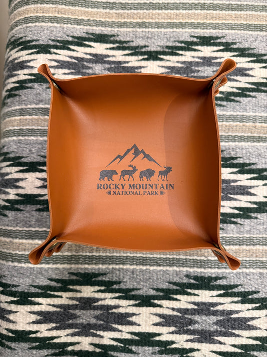 Tray - Leather Snap Wildlife