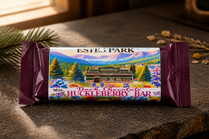 Huckleberry Dark Chocolate Bar