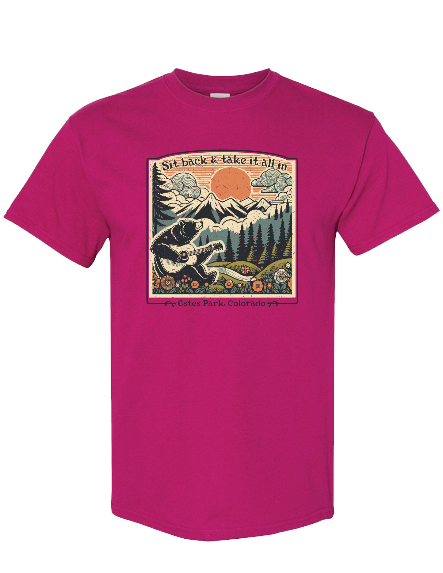 Sit Back Bear Tee