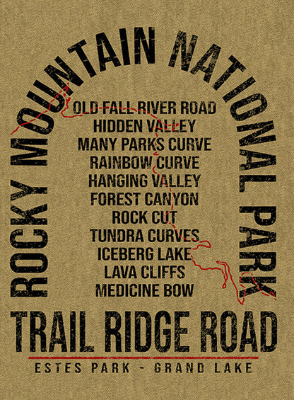 Trail Ridge Road Tee