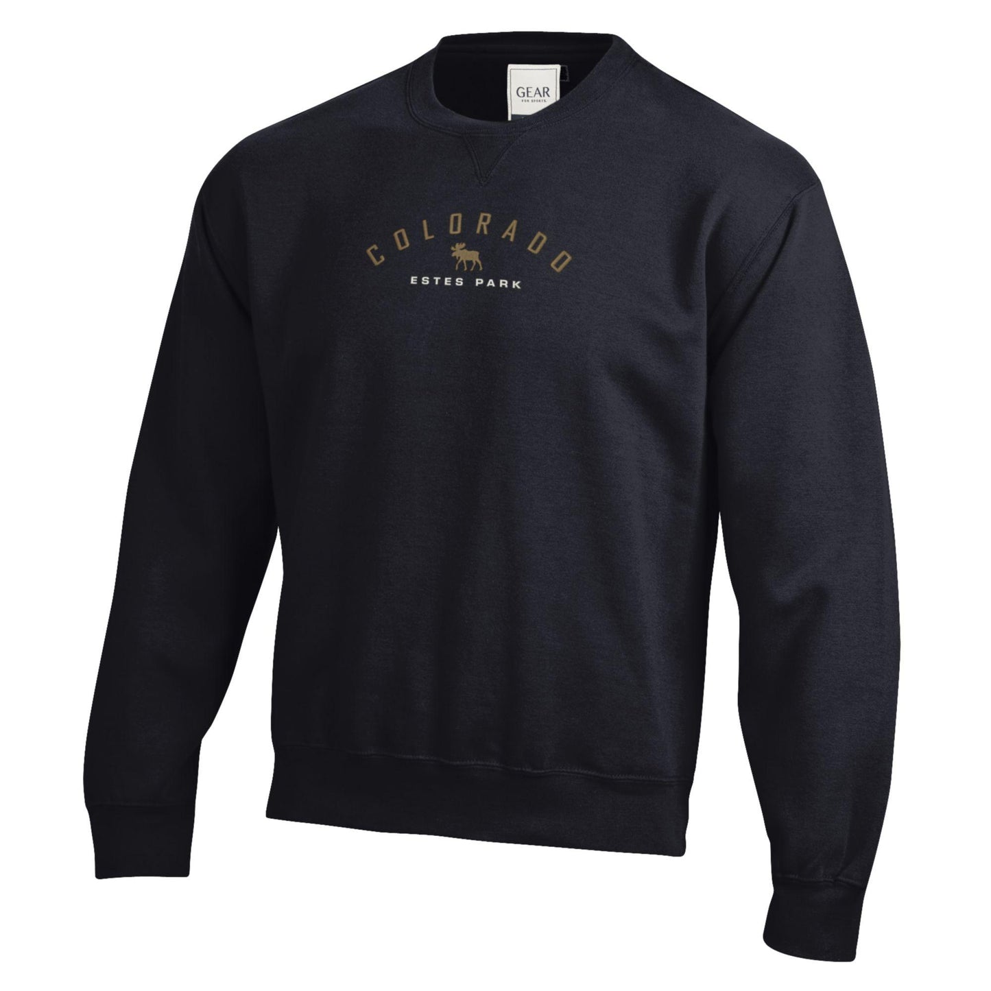 One Again Moose Emb. Crewneck